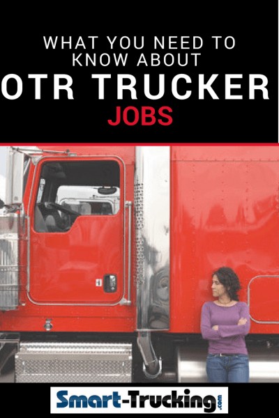 REd Big Rig and lady truck driver 