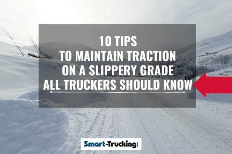 Maintain Traction Tips For Truck Drivers