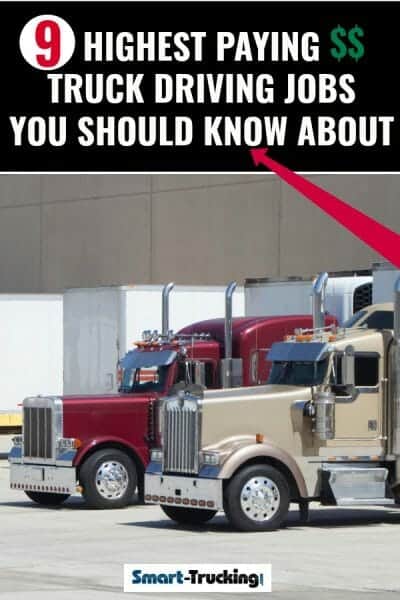 Red Peterbilt and Gold Kenworth Big Rigs